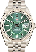 Pre-Owned Rolex Sky-Dweller Mint Green Dial Ref 336934