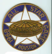 1968 MLB All Star Game Houston Astros Astrodome Jersey Patch