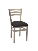3 Ladder Square Tube Metal Chair