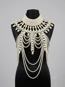 Draped Pearl Neckpiece — Toni Dee Designs