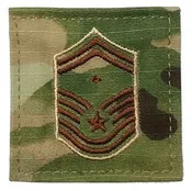 Air Force Rank-Senior Master Sergeant with Diamond - OCP (Single) with hook fastener