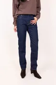 90s French High Rise Straight Jean