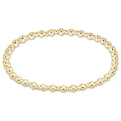 Enewton Classic Grateful Pattern 3mm Gold Bracelet
