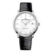 1966 40 | 40mm, Steel, Alligator Leather, Silver Dial