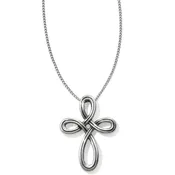 Interlok Petite Cross necklace