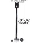 525 Universal Floor Mount Single Gun Rack - The Gun Grabber