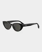 Cat-Eye Sunglasses Black - FENDI