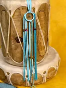 1" Handmade Dreamcatcher - Turquoise