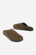 AGATHA SUEDE SLIP ON MULE