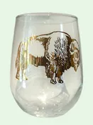 Bison Stemless Wine Glass