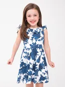 Amelia Dress in Flowers For Evelyn in Monomoy
