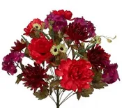 #043716WIN -25″ Peony/Mum/Hyd x25 {WINE}