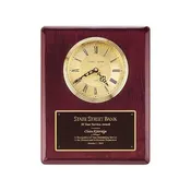 Rosewood Piano Finish Vertical Wall Clock