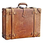 Leather Suitcase — The Midas Touch