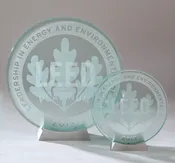 Clear Laser Etched Plaque