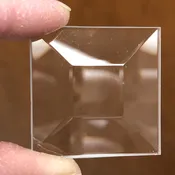 1 1/2″ x 1 1/2″ Clear Bevel Square Box 30
