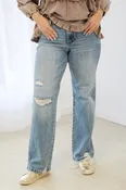 90's Throwback Rigid Magic Destroyed Jeans by Judy Blue