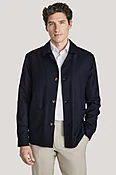 Callum Dark Navy Shirt Jacket
