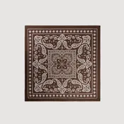 Silk bandana print scarf