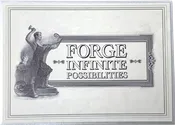 Forge Infinite Possibilities B.S.CO. Early 1900's Uncirculated Artwork Card