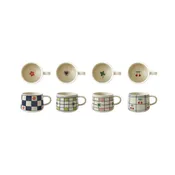 12 OZ. HAND-PAINTED STONEWARE MUG