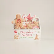 Christmas Calories Block Sign