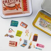 Creative Spark Matches Washi Flake and Trinket Tin