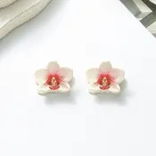 Mini Orchid Hair Clips 2pk