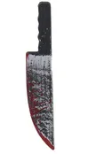 11.5" Bloody Plastic Butcher Knife