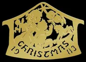 1983 Brass Biedermann Ornament