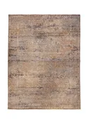 Oriental Rug Indian Handmade Area Transitional 8'0"x10'0" (8x10) Whites/Beige Geometric Design #A36135