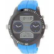Adm Men's Blue Silicone Quartz Watch