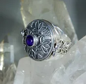 Amethyst,  Poison Ring