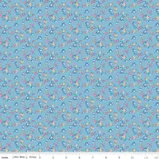 Dear Sweethearts Apron Grid Blue