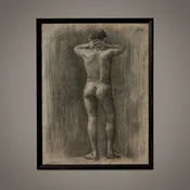 Academic Charcoal of Nude