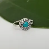 Body Gems -Halo 14k Seam Ring — SUBA Piercing & Fine Jewelry