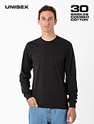 “Los Angeles Apparel 20007 L/S Fine Jersey Crew 4.3oz”