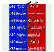 New York City Transit Bus Brooklyn Roll Sign Wall Art from the late 70’s-80’s B46, B49 & B78 Now You can have a part of History in your Home to Display or Frame!-Limited Availability Set #Poster 3