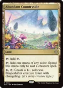 Abundant Countryside [Lorwyn Eclipsed Commander]