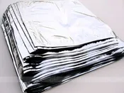 10) ZIP LOCK MYLAR Large Barrier Bags  18"X28"