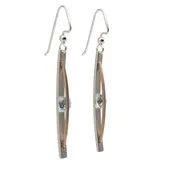 Blue Topaz Earrings