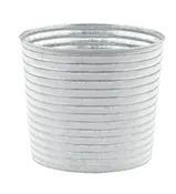 10" White Washed Pot Cover