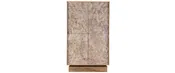 Hand Carved, 4 Door Armoire with Burled Inlay — Studio G Home