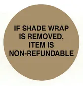 1000 Piece Roll Shade Wrap Warning Label (99279)