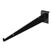 12" Black Slatwall Blade Bracket