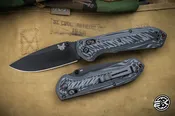 Benchmade Freek AXIS Lock Folding Knife Black/Gray G10 3.6" CPM-M4 Black Drop Point 560BK-1