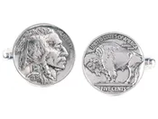 Buffalo Nickel Cuff Links