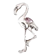 Balanced Flamingo Pin