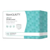 MCK Tranquility Unisex Adult Absorbent Underwear Essential Pull On with Tear Away Seams Small Disposable Moderate Absorbency - Bag of 25