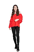 Bardot Scrunched Sleeve Top